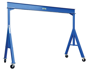 8,000-lbs Capacity Fixed height Steel Gantry Crane - 15'/10' Length/Height